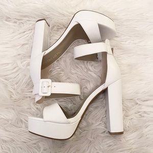 NEW Dream Pairs Women's White Platform Heels